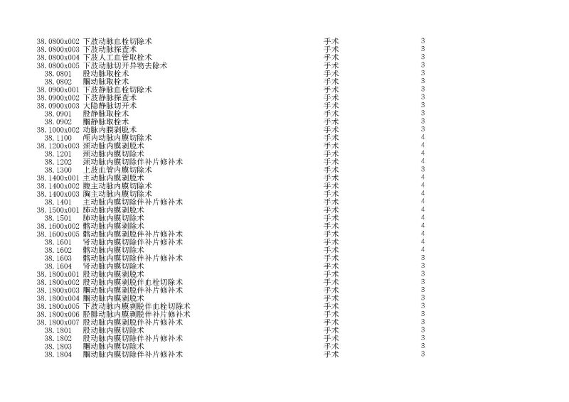 泰康同济（武汉）医院2024年手术操作分级目录_页面_090
