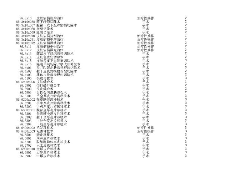 泰康同济（武汉）医院2024年手术操作分级目录_页面_249