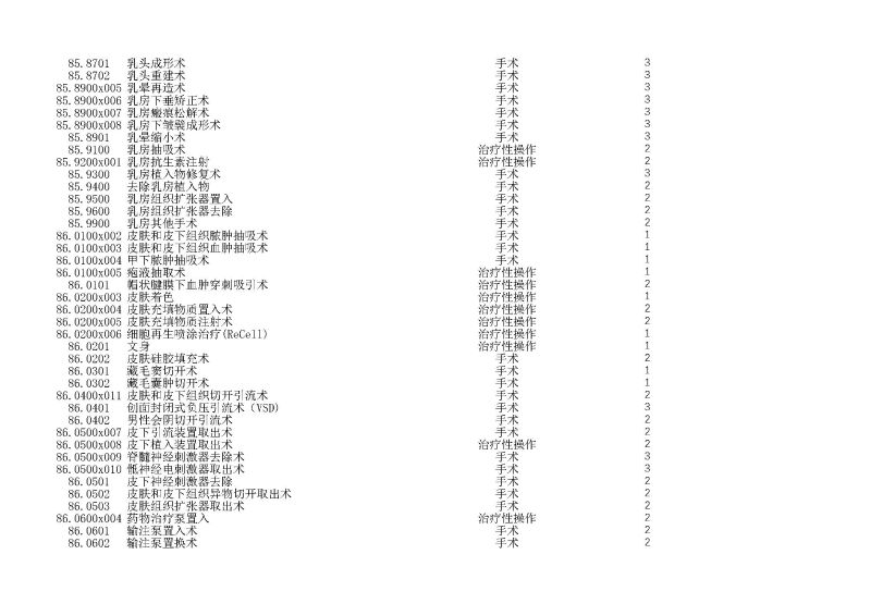 泰康同济（武汉）医院2024年手术操作分级目录_页面_247